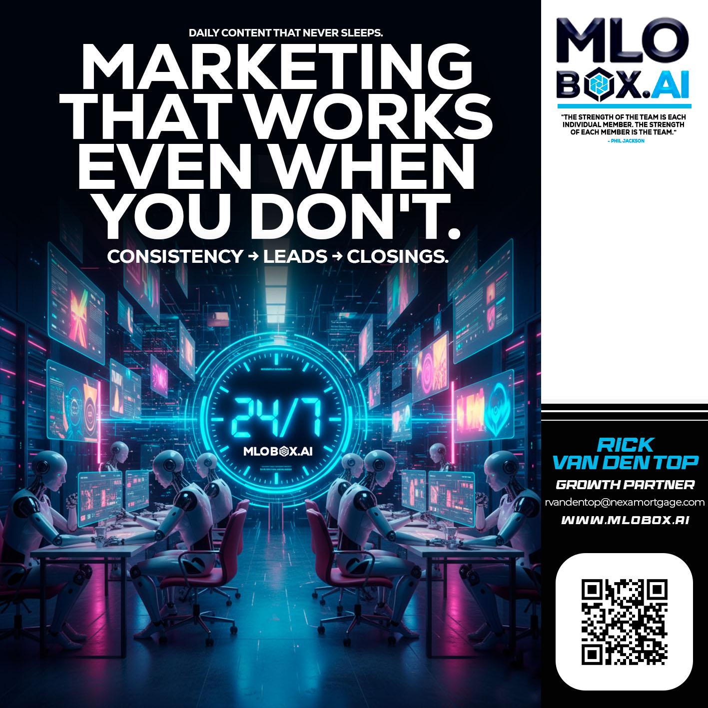 MARKETING THAT WORKS - Rick Van Den Top -Loan Officer