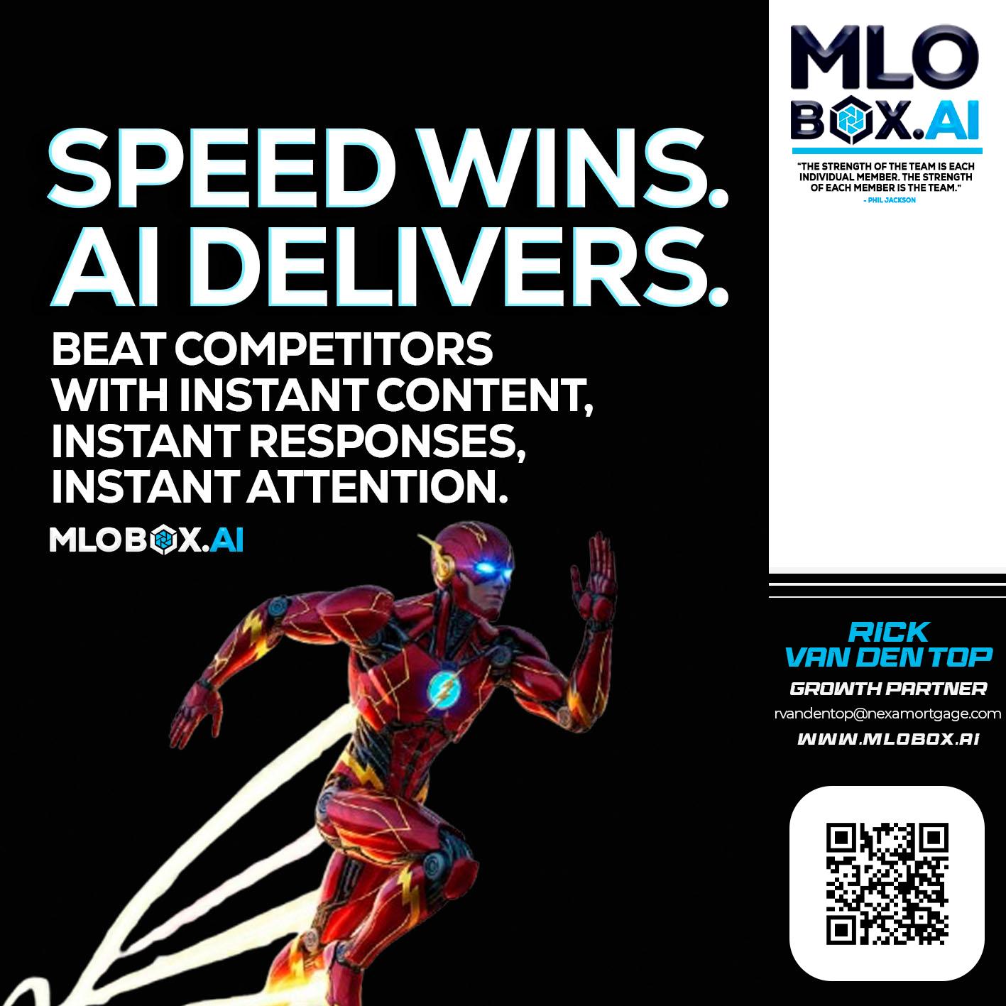 SPEED WINS - Rick Van Den Top -Loan Officer