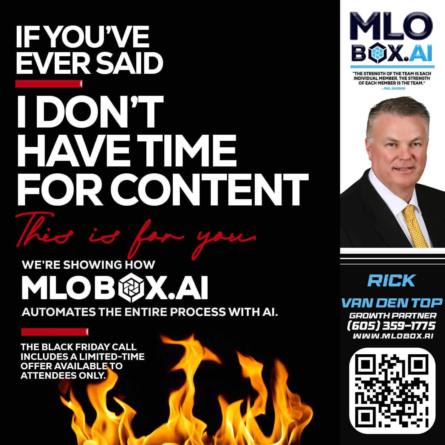 if you - Rick Van Den Top -Loan Officer