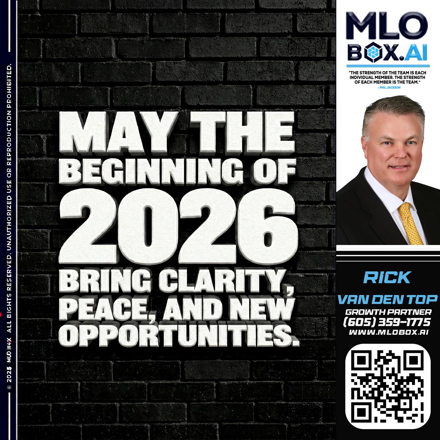 MAY THE 2026 - Rick Van Den Top -Loan Officer