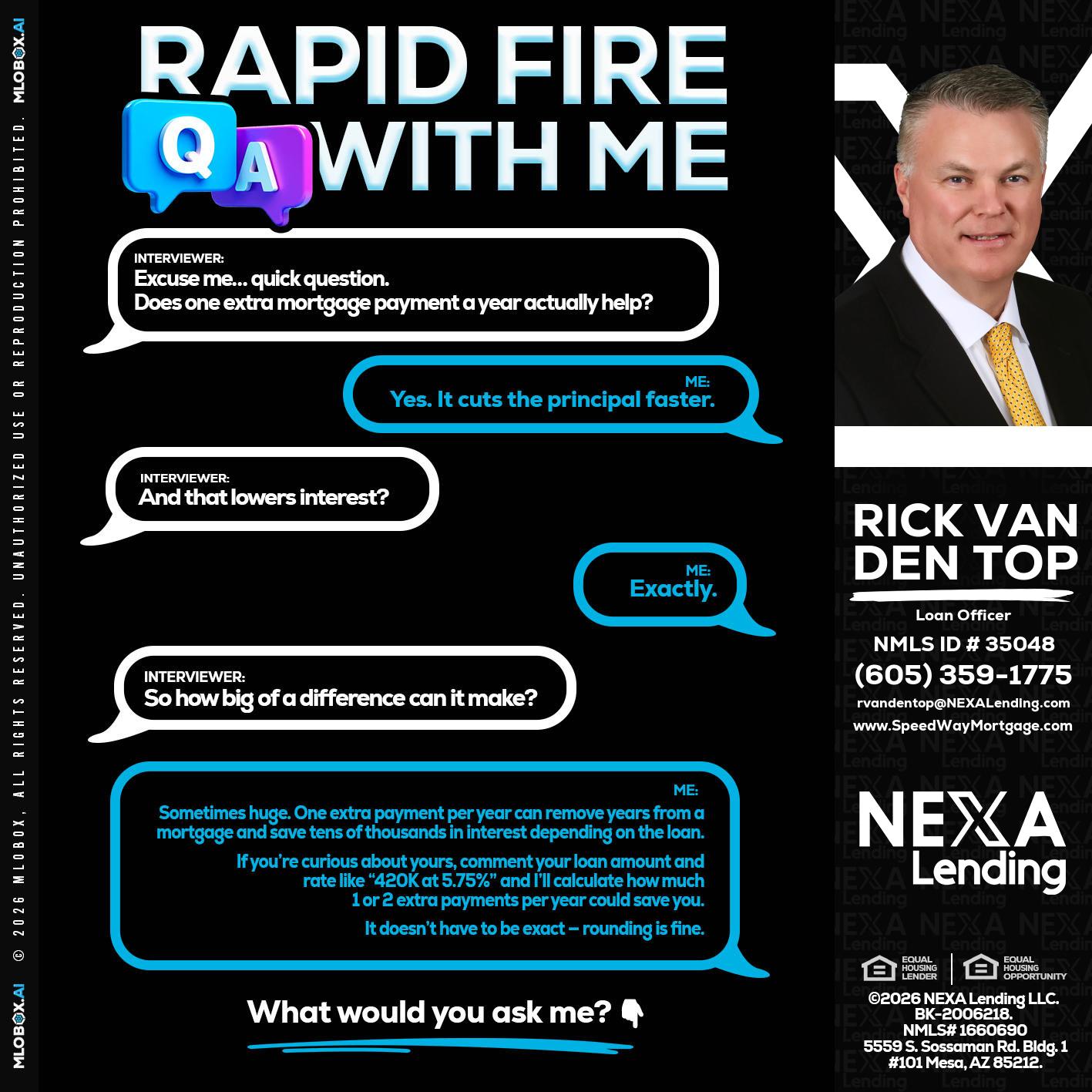 RAPID Q&A - Rick Van Den Top -Loan Officer