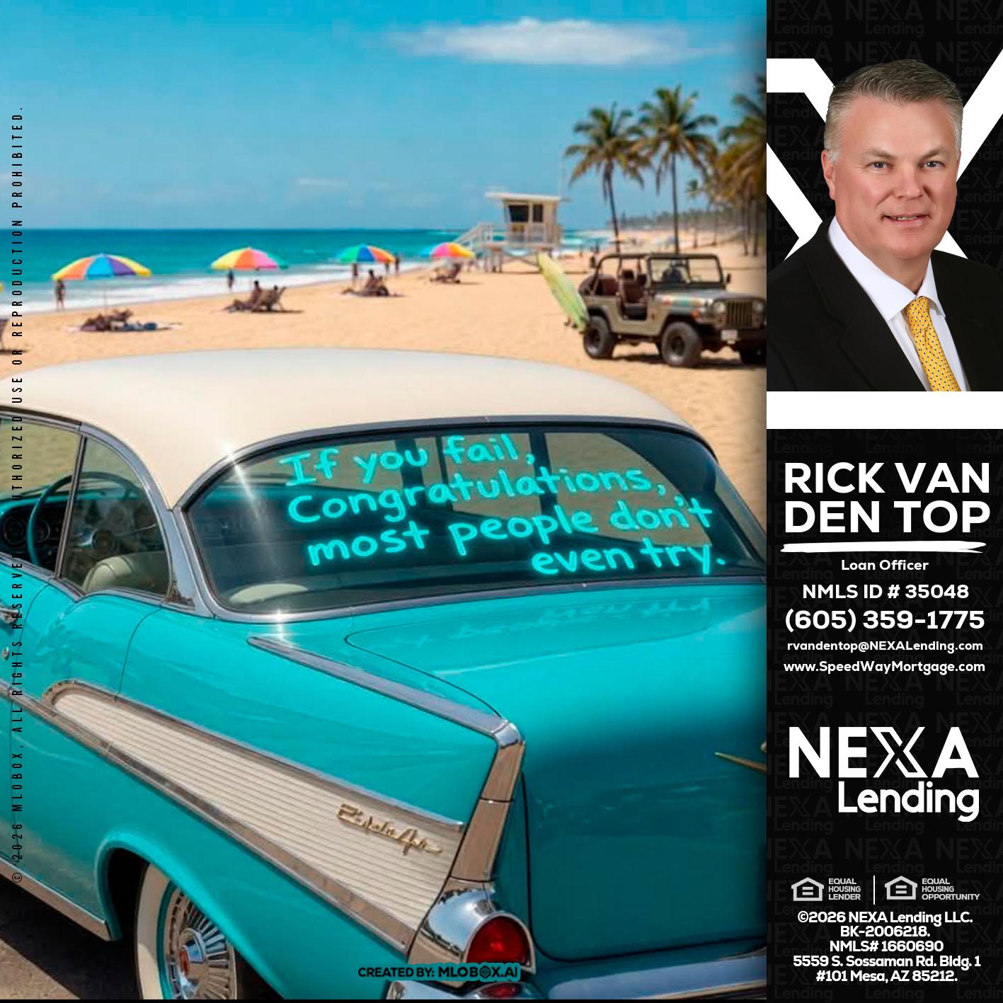 if you - Rick Van Den Top -Loan Officer