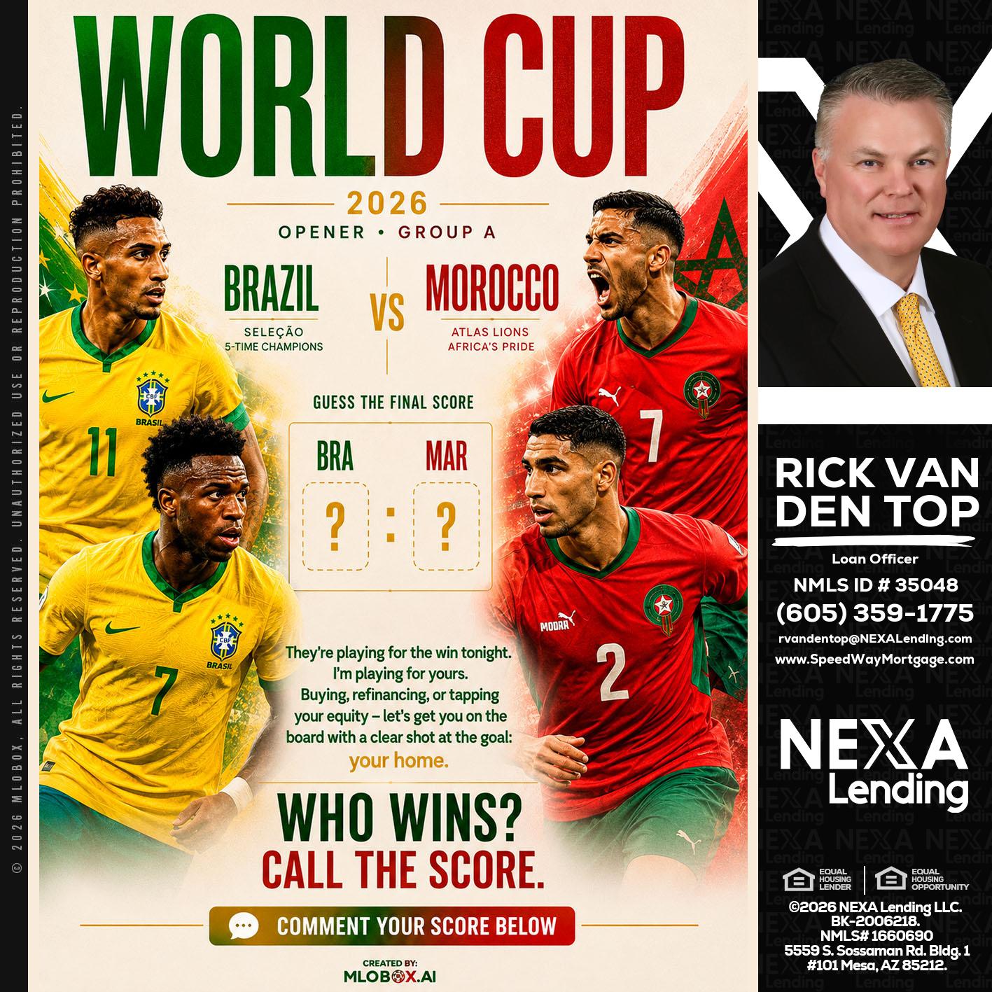 WORLD CUP - Rick Van Den Top -Loan Officer