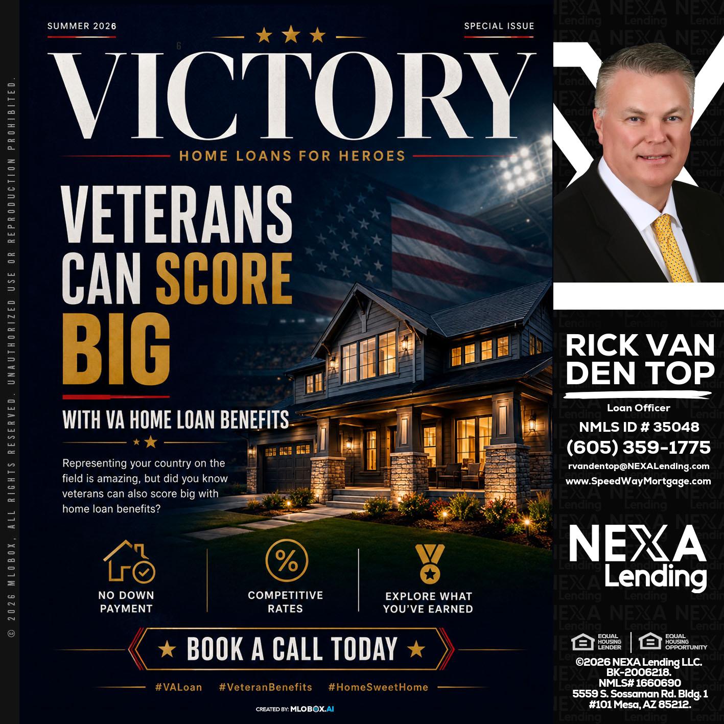 VICTORY - Rick Van Den Top -Loan Officer