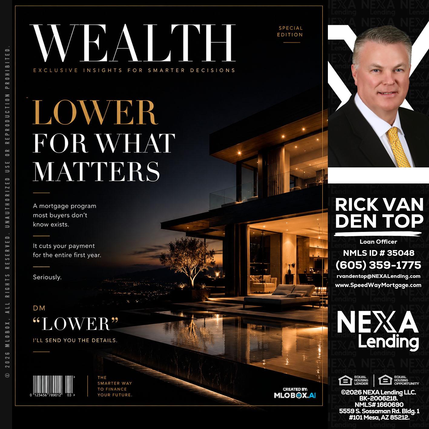 WEALTH - Rick Van Den Top -Loan Officer