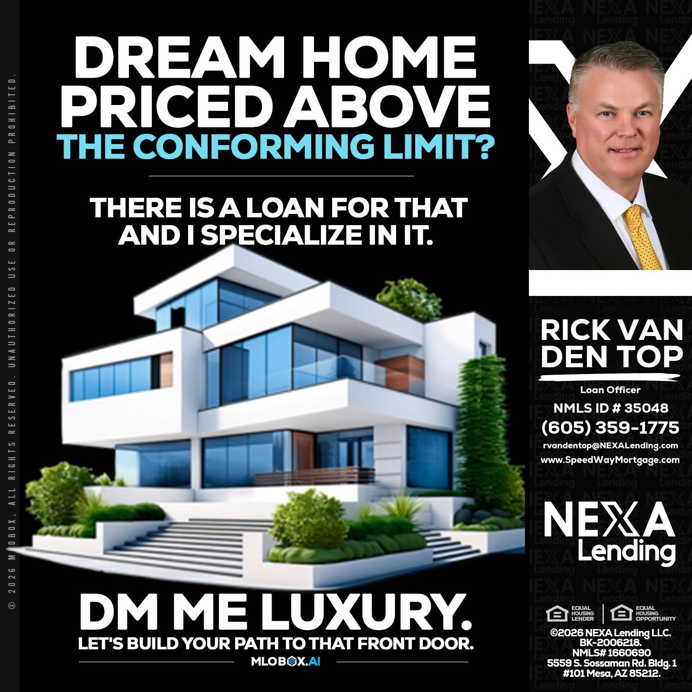 DREAM HOME - Rick Van Den Top -Loan Officer