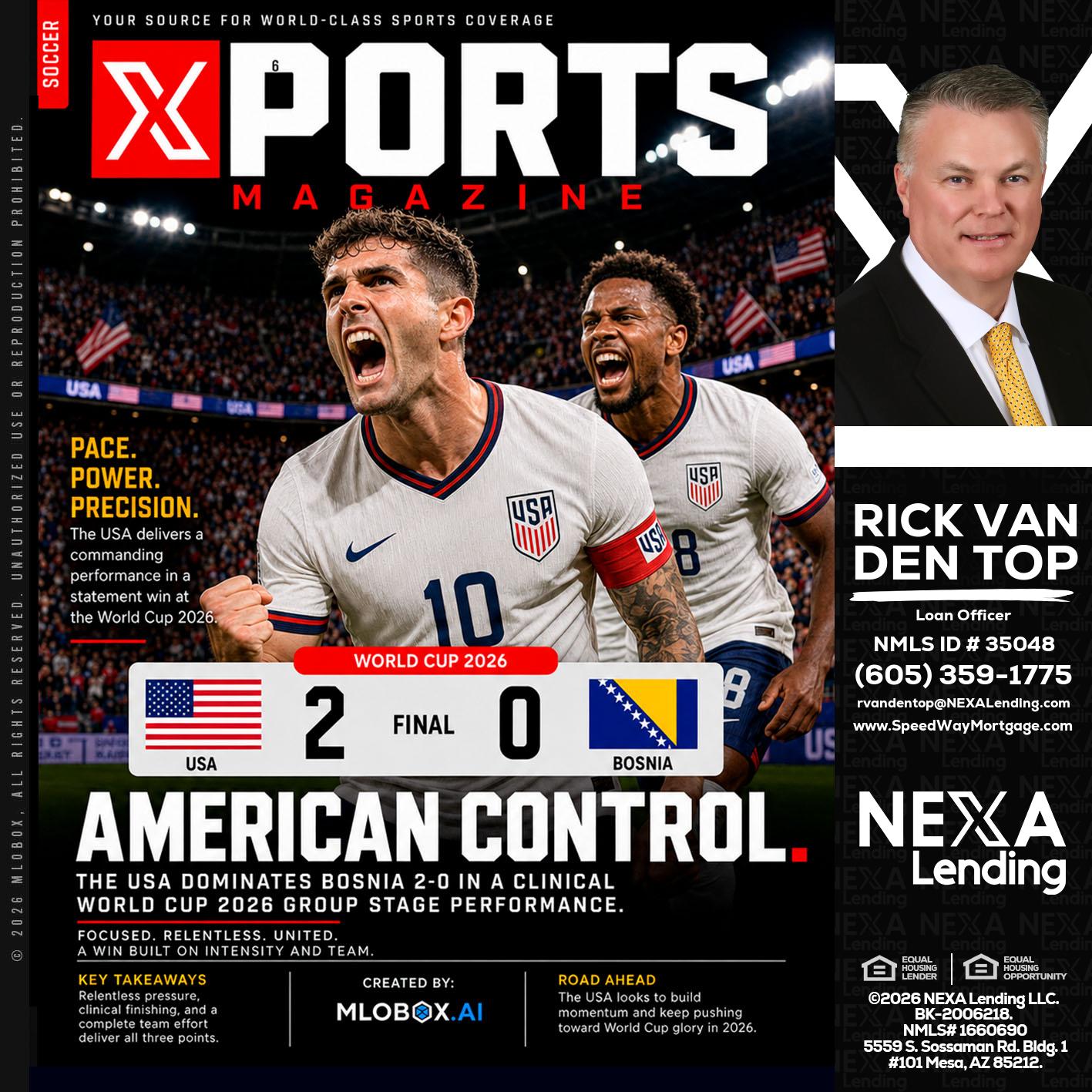 AMERICAN CONTROL - Rick Van Den Top -Loan Officer